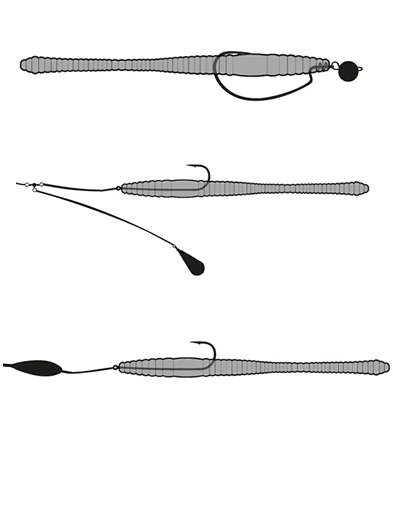 6.5cm Libra Lures Fatty D Worm Käse – Bild 3